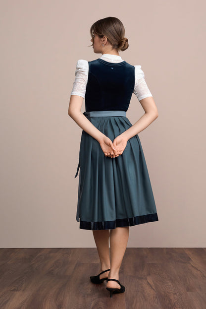 Julia Trentini Kajsa Dirndl, Blue — 70cm Long
