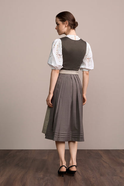 Julia Trentini Veronika Dirndl, Brown — 70cm Long