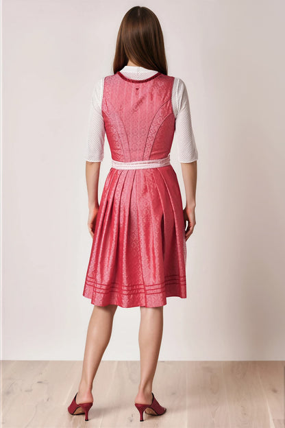 Julia Trentini Aloisa Midi Dirndl, Red — 60cm