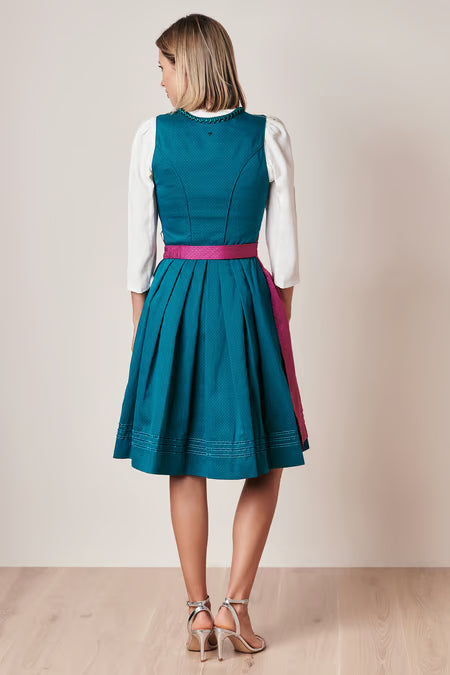 Julia Trentini Dorea Dirndl, Green — 60cm Midi