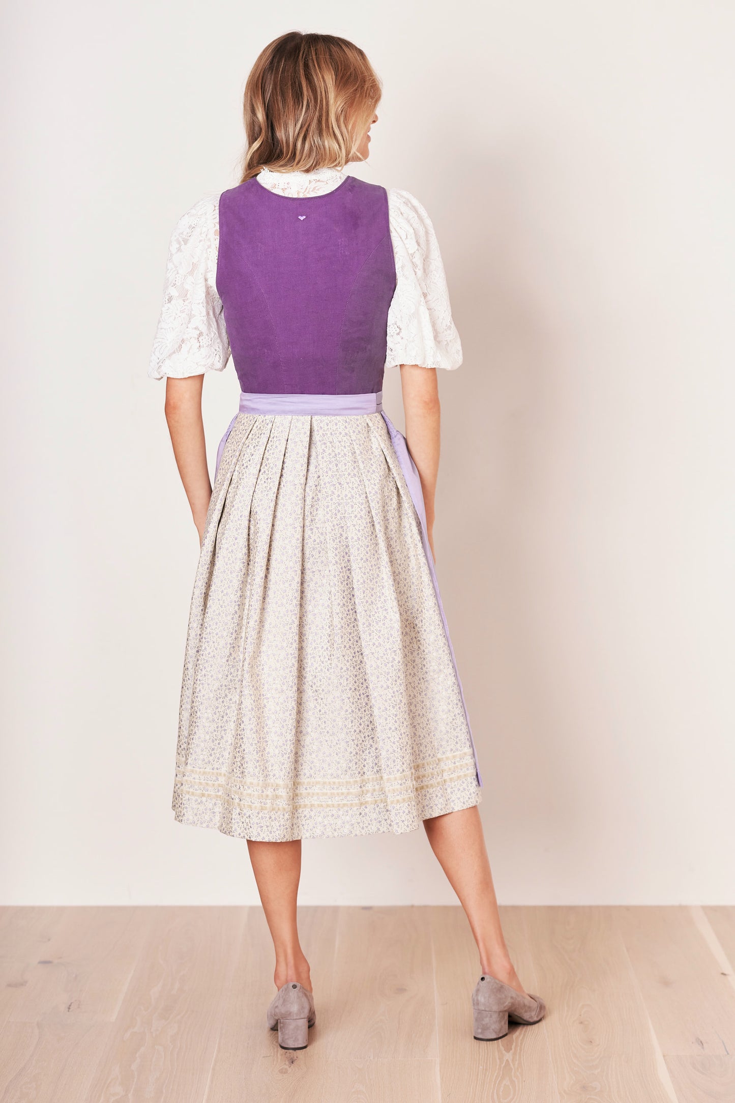 Julia Trentini Wilma Dirndl, Purple — 70cm Long