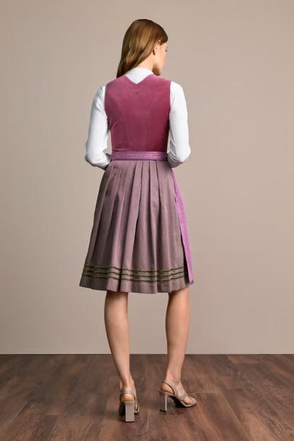 Julia Trentini Brenda Midi Dirndl, Pink — 60cm