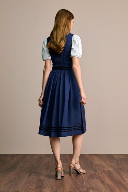 Julia Trentini Fabiana Dirndl, Blue — 70cm Long