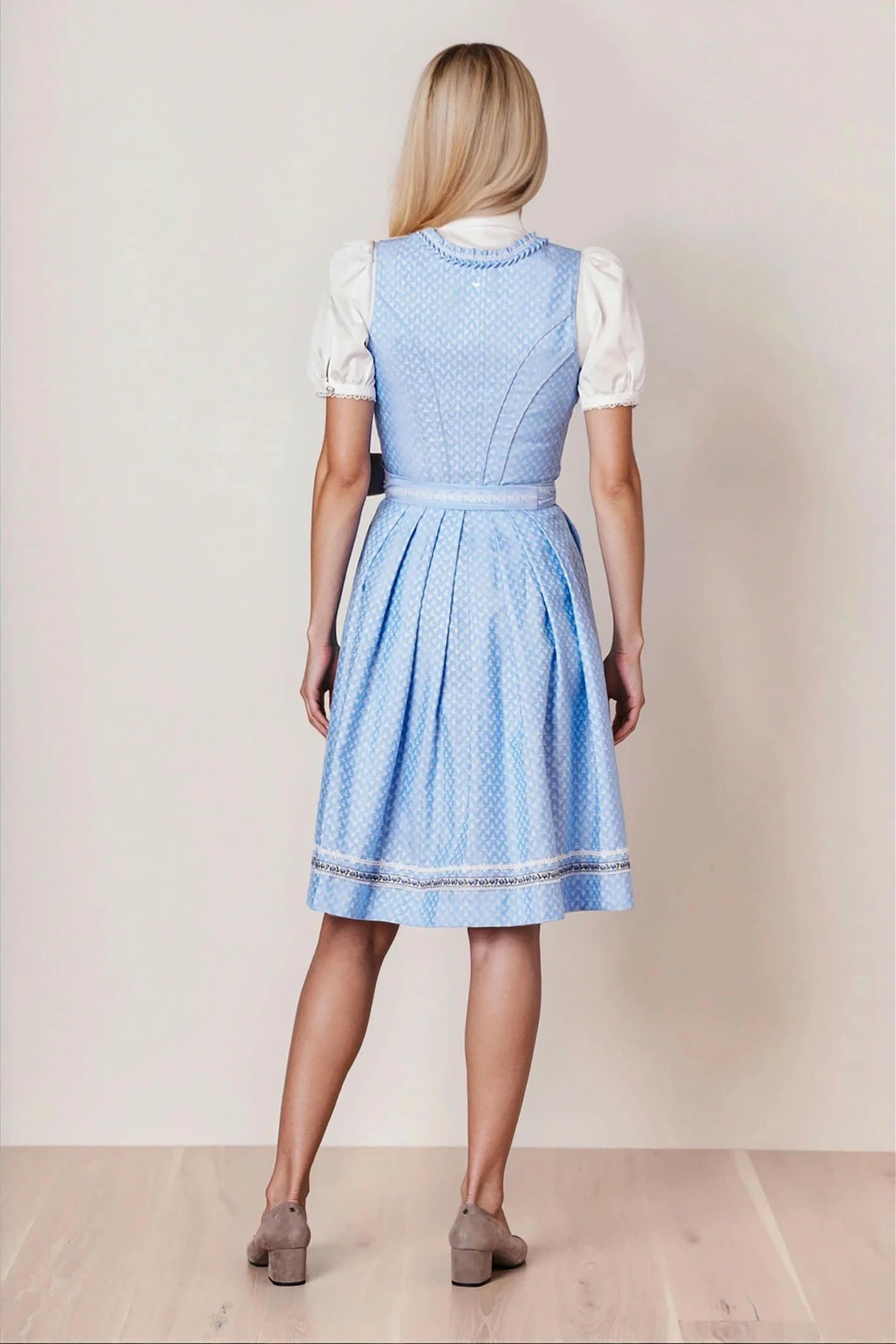 Julia Trentini Larissa Midi Dirndl, Blue — 60cm