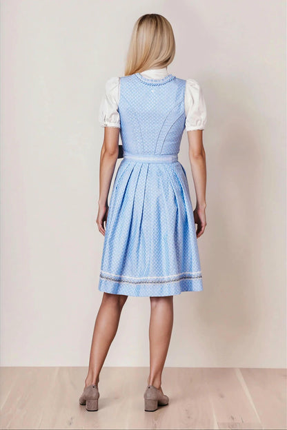 Julia Trentini Larissa Midi Dirndl, Blue — 60cm