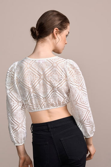 Dirndl blouse Luciana — ecru