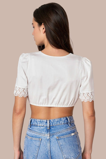 Dirndl blouse Sophie — ecru
