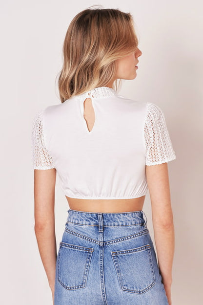 Dirndl blouse Lore — ecru