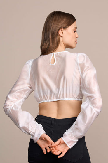 Dirndl blouse Thalina — ecru
