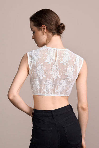 Dirndl blouse Ameline — ecru