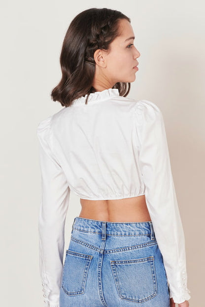 Dirndl blouse Theresa — white