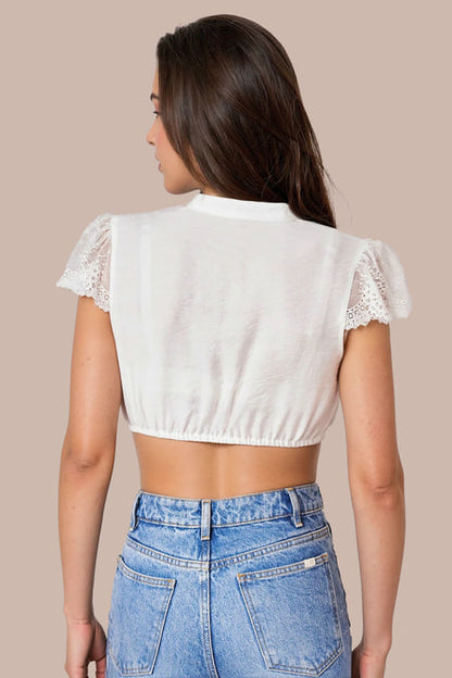 Dirndl blouse Eva — ecru