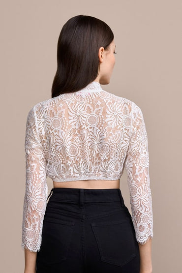 Dirndl blouse Olina — ecru