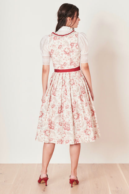 Julia Trentini Chiara Dirndl, Red — 70cm Long