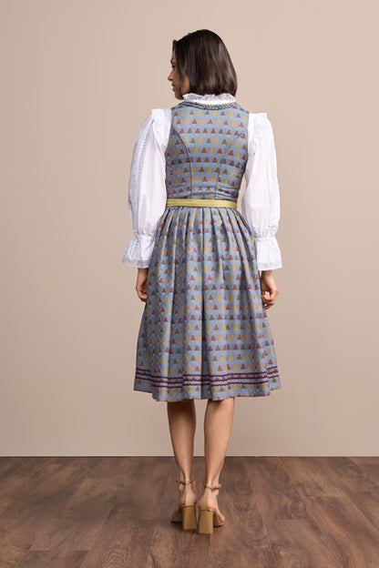 Julia Trentini Kaila Dirndl, Blue — 70cm