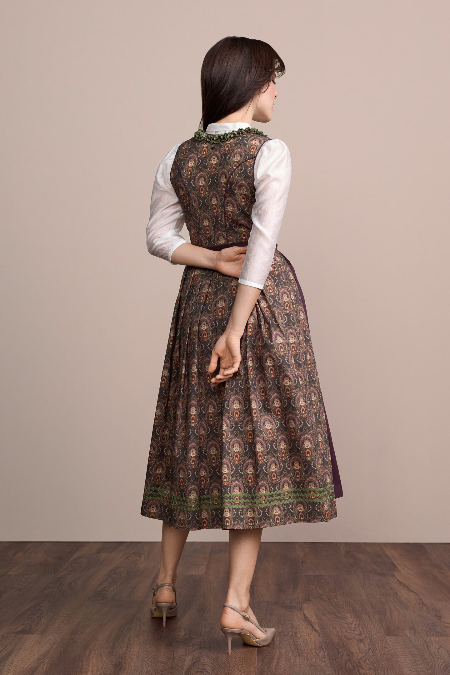 Julia Trentini Anira Dirndl, Purple — 80cm Maxi
