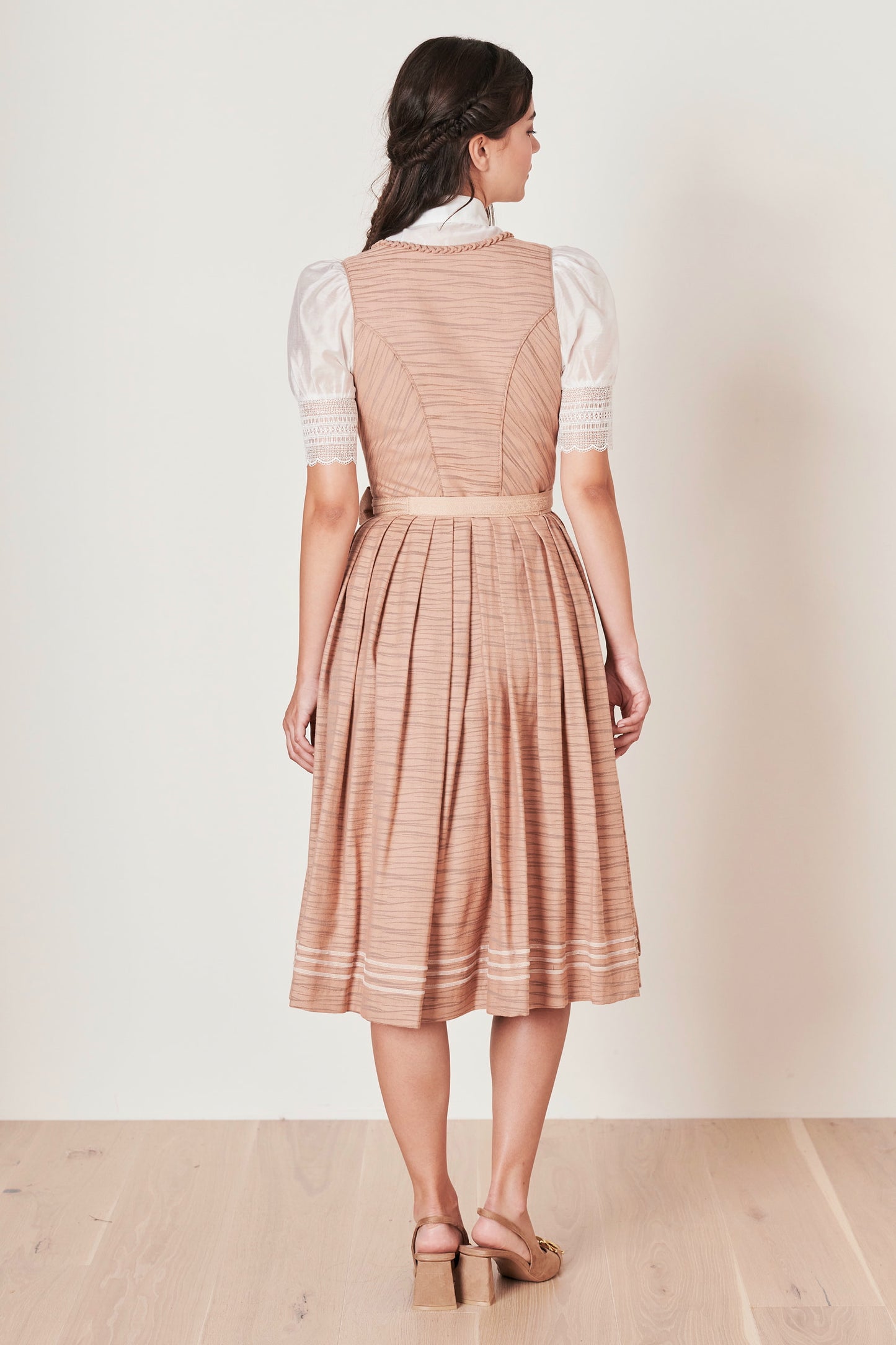 Julia Trentini Fabia Dirndl, Beige — 70cm Long