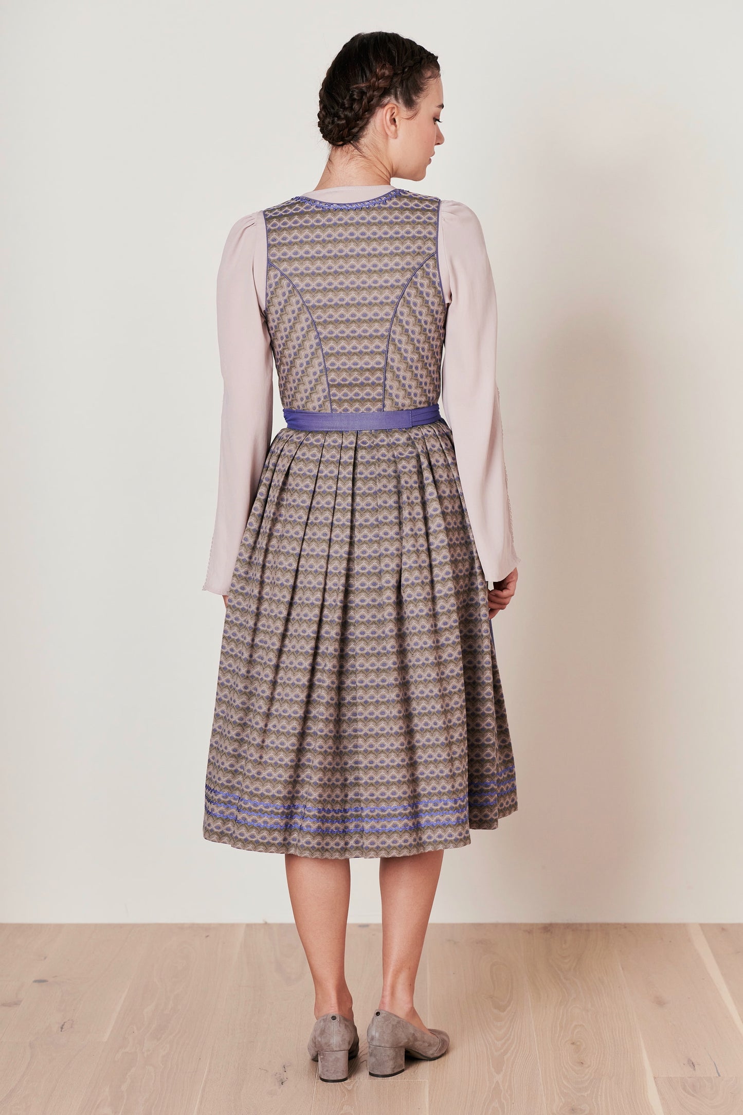 Julia Trentini Rafaela Dirndl, Purple — 70cm Long