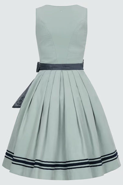 Julia Trentini Fresches Dirndl, Green — 60cm Midi