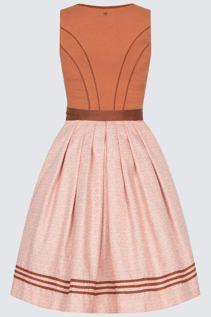 Julia Trentini Bussi Bussi Midi Dirndl, Orange — 60cm