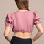 Trentini Dirndl Blouse w/Puff Sleeves "Solve" pink