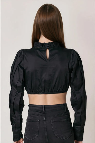 Julia Trentini Gabriele Dirndl Blouse, Black
