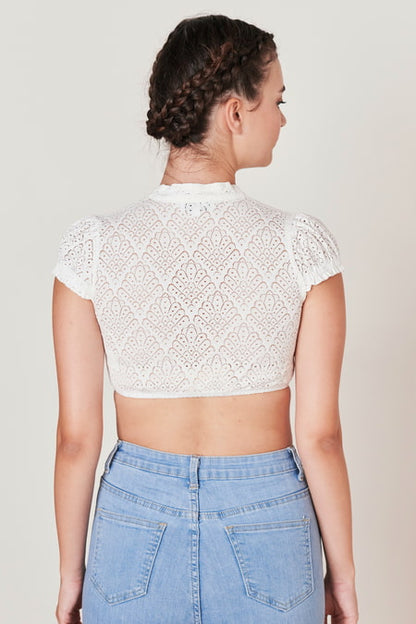 Dirndl blouse Karlotta — ecru