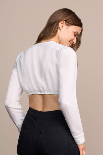 Dirndl blouse Sigrida — ecru