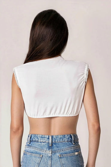 Julia Trentini Katja Dirndl Blouse, White