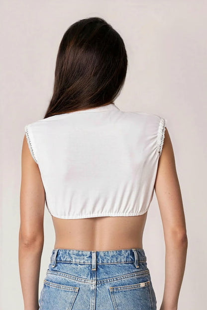 Julia Trentini Katja Dirndl Blouse, White