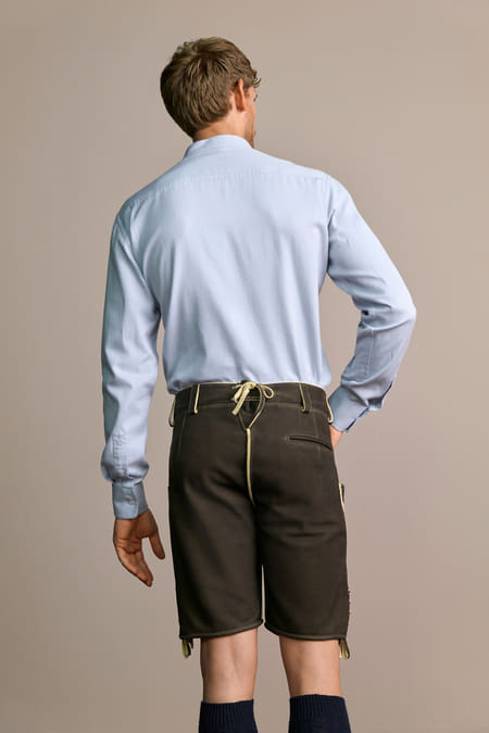 Trachten shirt Mark — blue