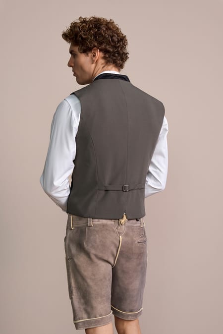 Waistcoat Mario — black