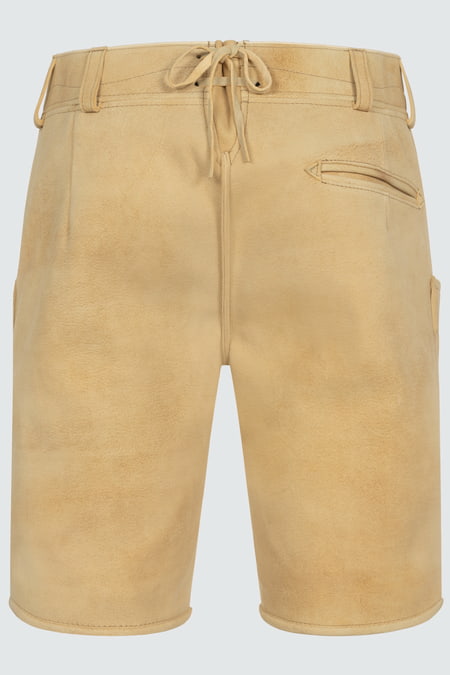 Lederhose Klaus — beige