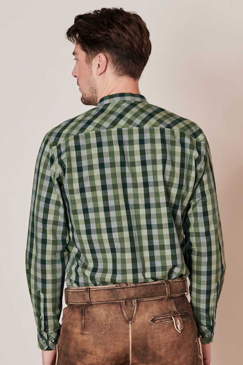 Krueger Traditional Long Sleeve Shirt "Flavio" green