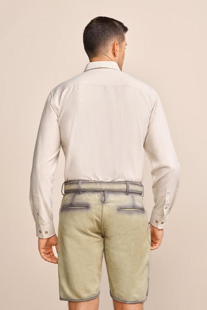 Krueger Traditional  Shirt "Don" beige