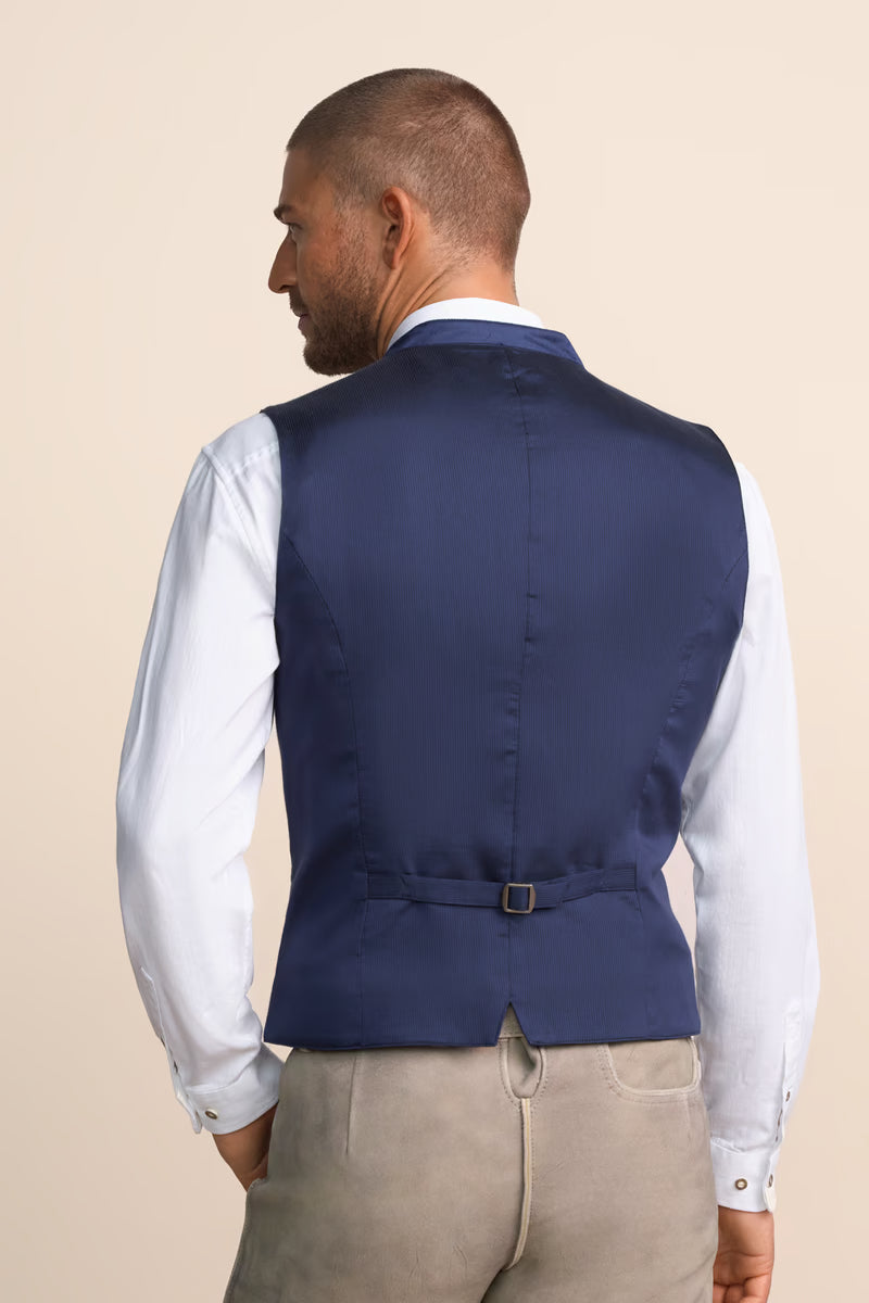 Kruger Traditional Vest "Petros" blue