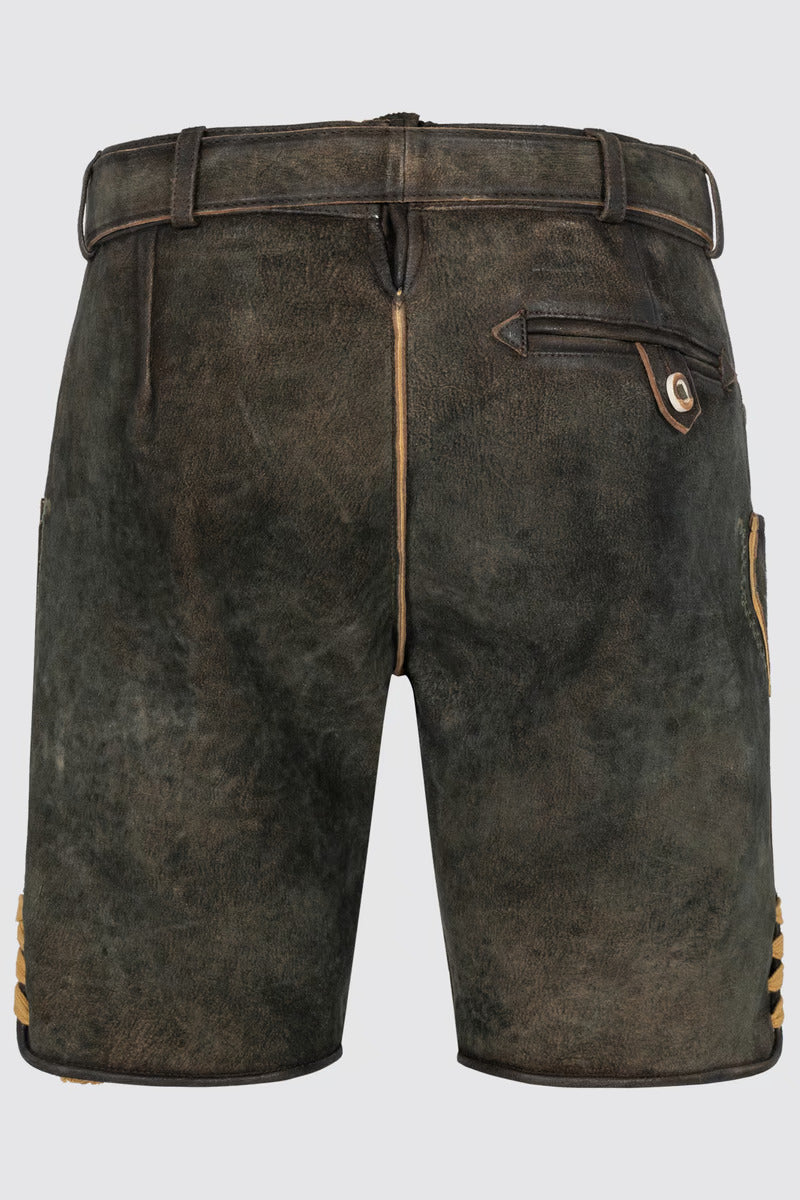 Kruger Men's Lederhosen "Charlie" with belt (56)