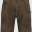 Lederhose Quan mit Gürtel