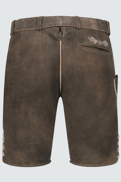Lederhose Olias mit Gürtel