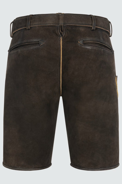 Kruger Men's Lederhosen "Brandon" with Belt