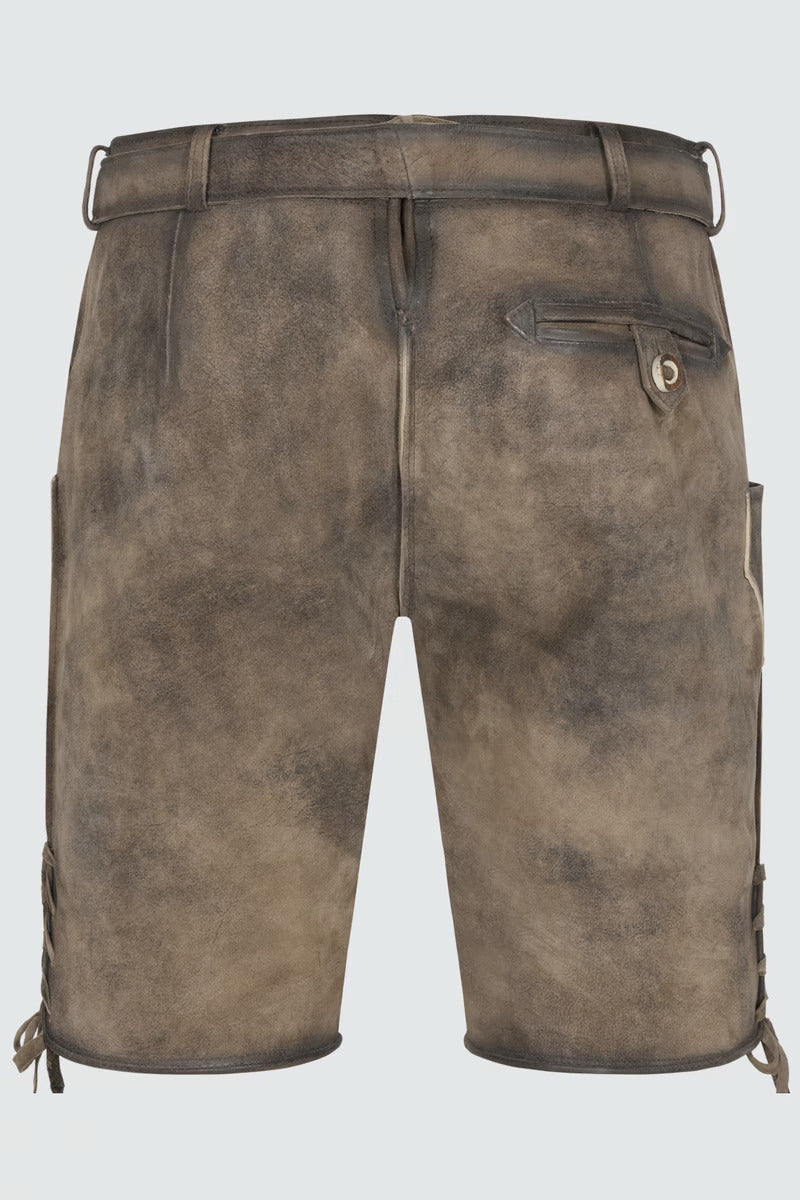 Kruger Men's Lederhosen "Diran" with belt