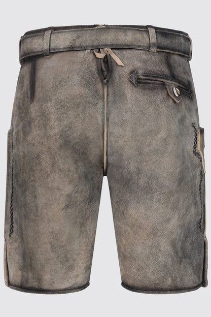 Kruger Men's Lederhosen "Kaelion" gray