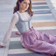 Kruger Midi Dirndl 2pcs. 60cm "Ileana" blue (38,40)