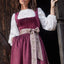 (new) Kruger Long Dirndl 2pcs. 70cm "Elaina" red