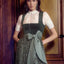 Kruger midi Dirndl 2pcs. 60cm "Elira" green