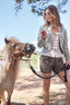 Kruger Woman's Lederhosen Short "Laya" brown