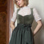 Kruger Long Dirndl 2pcs. 70cm "Iny" green