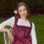 Kruger Mini Dirndl 2pcs. 50cm "Thialda" red