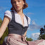 (new) Kruger Midi Dirndl 2pcs. 60cm "Jalisa" gray