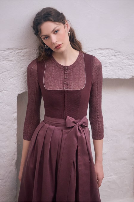 Julia Trentini Mirella Dirndl, Red — 70cm Long